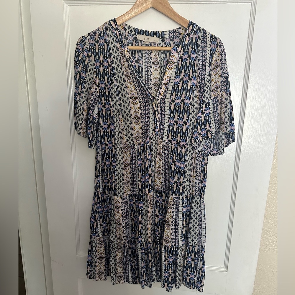 LOFT Tiered Dress XSP